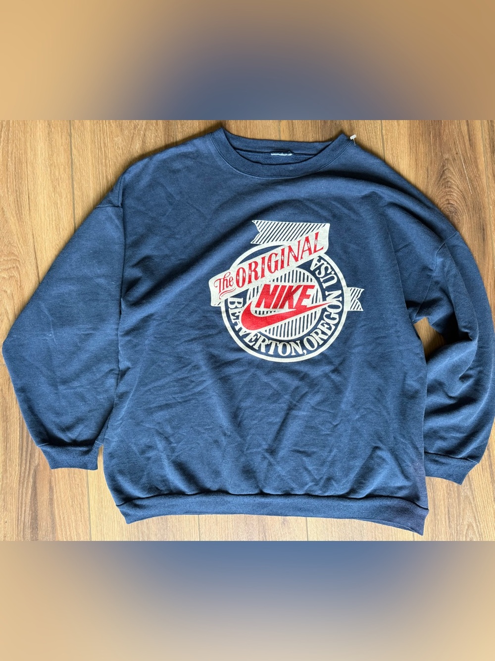 Vintage Nike Mens XL Blue 80s‎ Made in USA Sweatshirt
